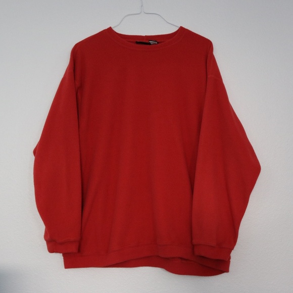 Patagonia Other - Patagonia Synchilla Red Fleece Crewneck Sweater